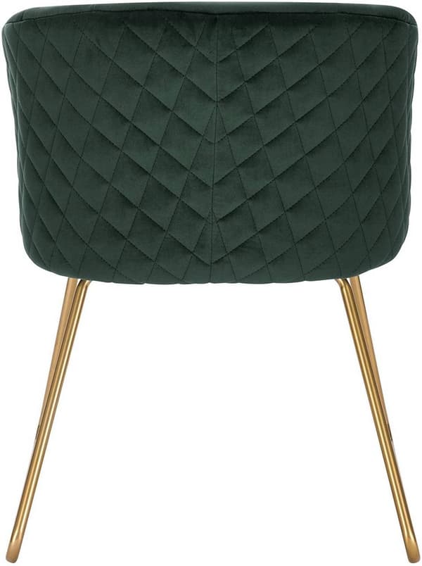 Rootz Velvet -ruokailutuoli - Tyylikäs tuoli - Mukavat istuimet - Ergonominen muotoilu, kestävä rakenne, tyylikäs monipuolisuus - 76,5 cm x 43 cm x 41