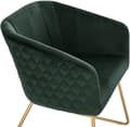 Pikkukuva 7 / 9: Rootz Velvet -ruokailutuoli - Tyylikäs tuoli - Mukavat istuimet - Ergonominen muotoilu, kestävä rakenne, tyylikäs monipuolisuus - 76,5 cm x 43 cm x 41
