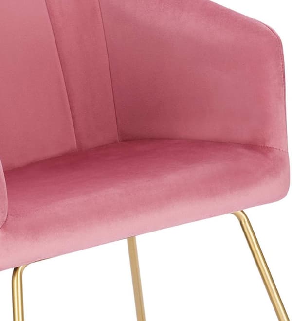 Rootz Velvet -ruokailutuoli - Tyylikäs tuoli - Mukavat istuimet - Ergonominen muotoilu, tyylikäs monipuolisuus, kestävä rakenne - 43 cm x 41 cm x 76,5
