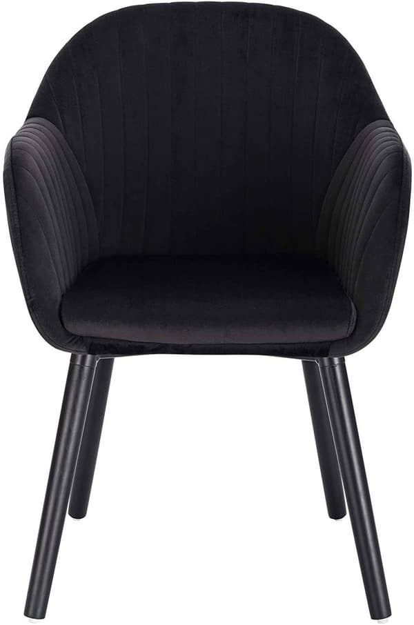 Rootz Set med 4 matstolar - Sammetsklädd - Bekväma sittplatser - Hållbar och robust - Mångsidig design - Enkel montering - 81 cm x 40 cm x 42 cm