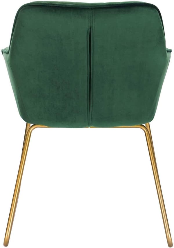 Rootz Velvet -ruokailutuolit - Tyylikkäät istuimet - Mukavat tuolit - Ihoystävällinen sametti - Erittäin tiheä vaahto - Kestävä metallirunko - 78,5 cm