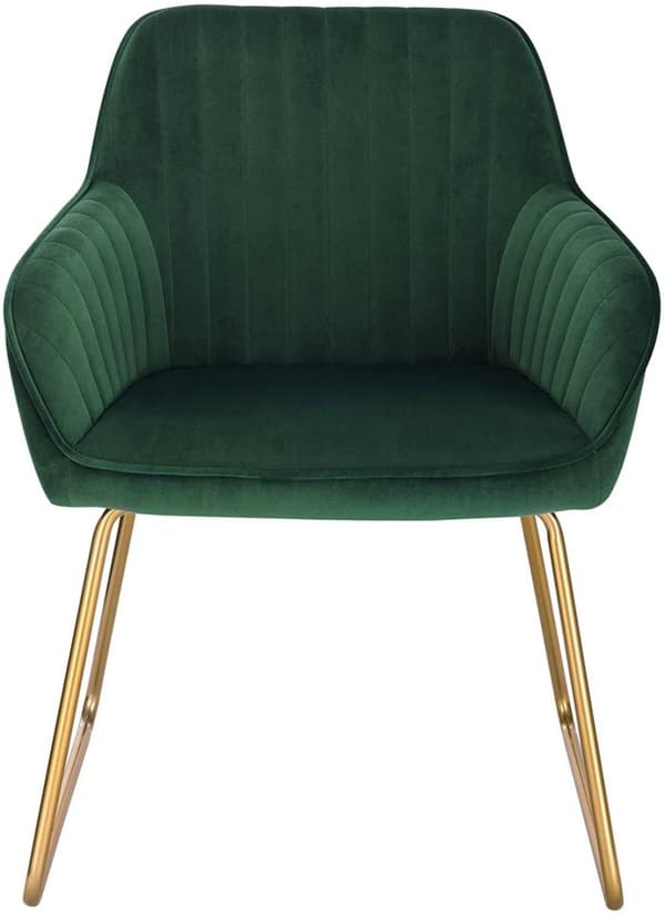 Rootz Velvet -ruokailutuolit - Tyylikkäät istuimet - Mukavat tuolit - Ihoystävällinen sametti - Erittäin tiheä vaahto - Kestävä metallirunko - 78,5 cm