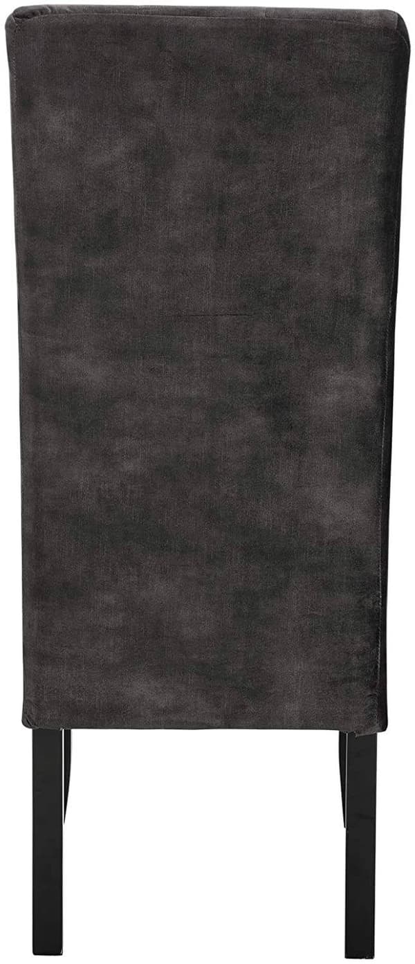 Rootz 4 ruokapöydän tuolin setti - Samettiverhoiltu - Korkeaselkänojat - Tyylikäs muotoilu - Vankka rakenne - Parannettu mukavuus - 107 cm x 47 cm x 4