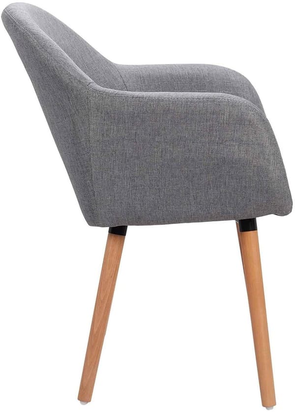 Rootz Ergonominen ruokapöydän tuolisarja - Mukavat istuimet - Tyylikkäät tuolit - Pellavaverhoiltu - Kestävä ja monipuolinen - Liukumaton - Helppo koo