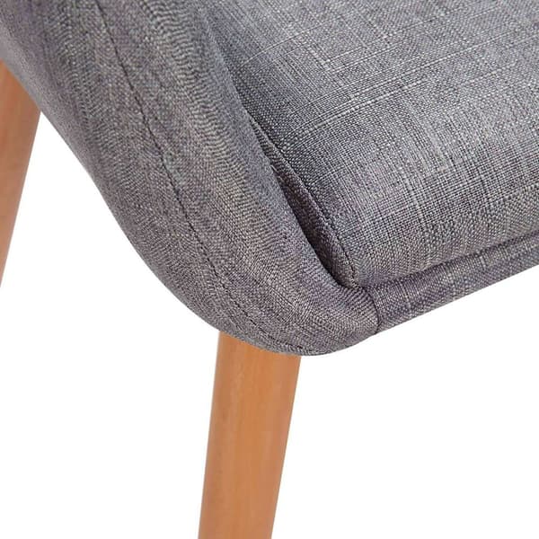Rootz Ergonominen ruokapöydän tuolisarja - Mukavat istuimet - Tyylikkäät tuolit - Pellavaverhoiltu - Kestävä ja monipuolinen - Liukumaton - Helppo koo