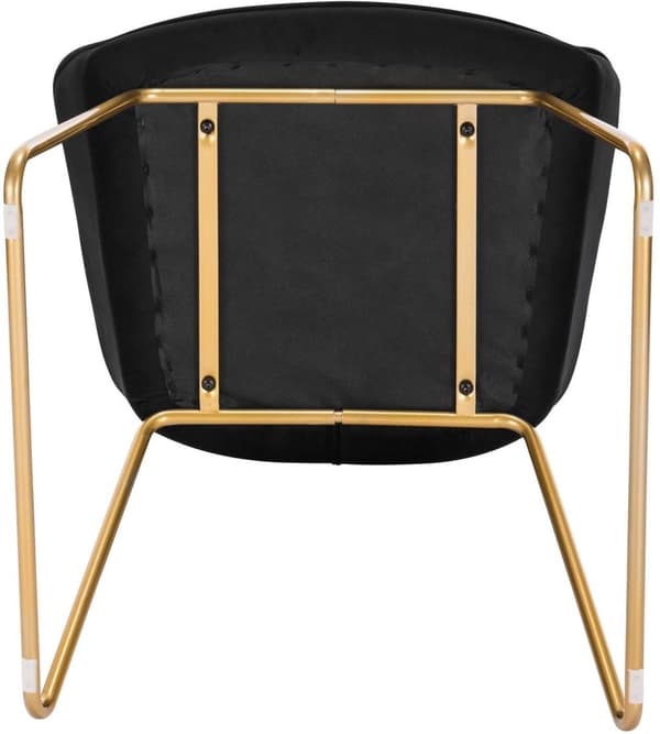 Rootz Velvet -ruokailutuolit - Tyylikkäät istuimet - Mukavat tuolit - Ihoystävällinen Velvet - Ergonominen tuki - Kestävä metallirunko - 45 cm x 44 cm