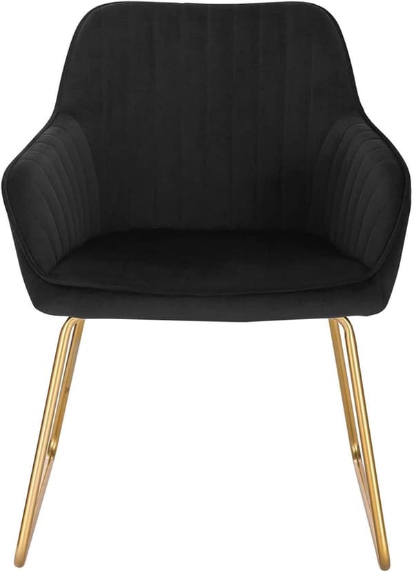 Rootz Velvet -ruokailutuolit - Tyylikkäät istuimet - Mukavat tuolit - Ihoystävällinen Velvet - Ergonominen tuki - Kestävä metallirunko - 45 cm x 44 cm