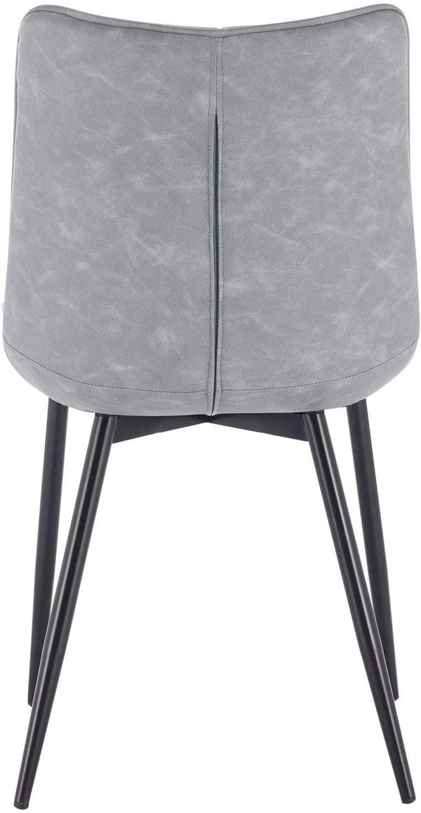 Rootz sæt med 4 spisestuestole - Moderne køkkenstole - Stilfulde siddepladser - Holdbart kunstlæder - Ergonomisk design - Gulvbeskyttelse - 85,5 cm x