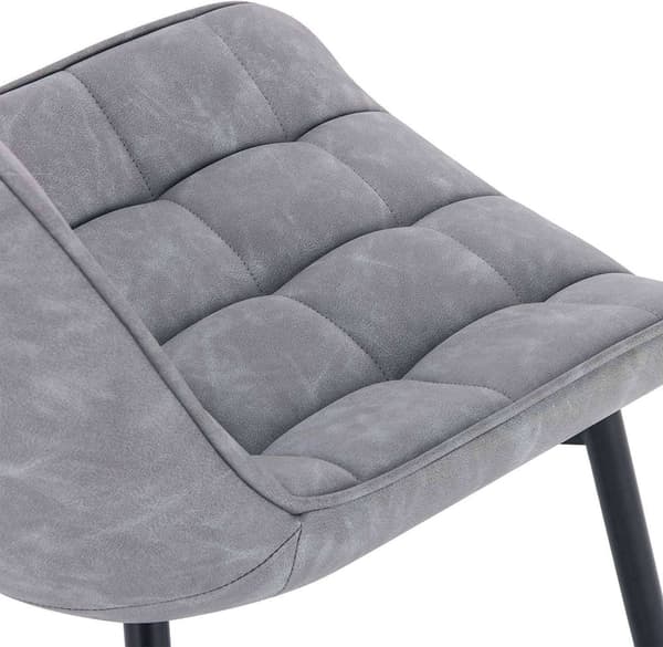 Rootz sæt med 4 spisestuestole - Moderne køkkenstole - Stilfulde siddepladser - Holdbart kunstlæder - Ergonomisk design - Gulvbeskyttelse - 85,5 cm x