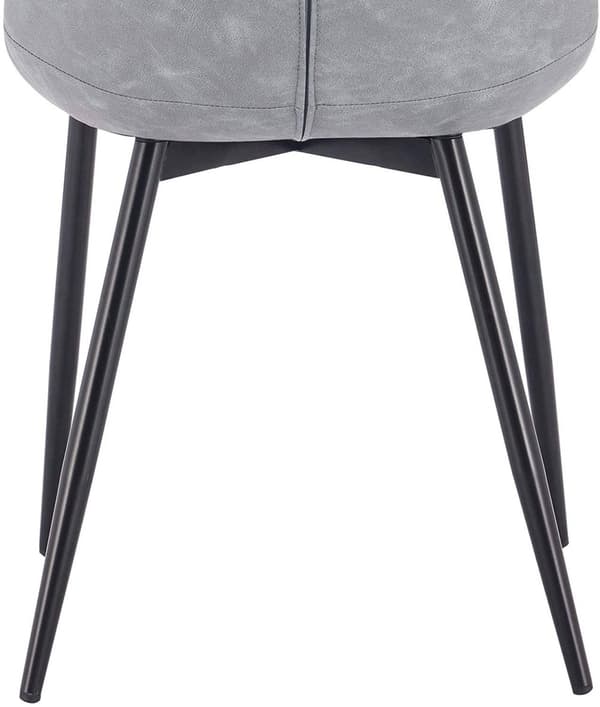 Rootz sæt med 4 spisestuestole - Moderne køkkenstole - Stilfulde siddepladser - Holdbart kunstlæder - Ergonomisk design - Gulvbeskyttelse - 85,5 cm x