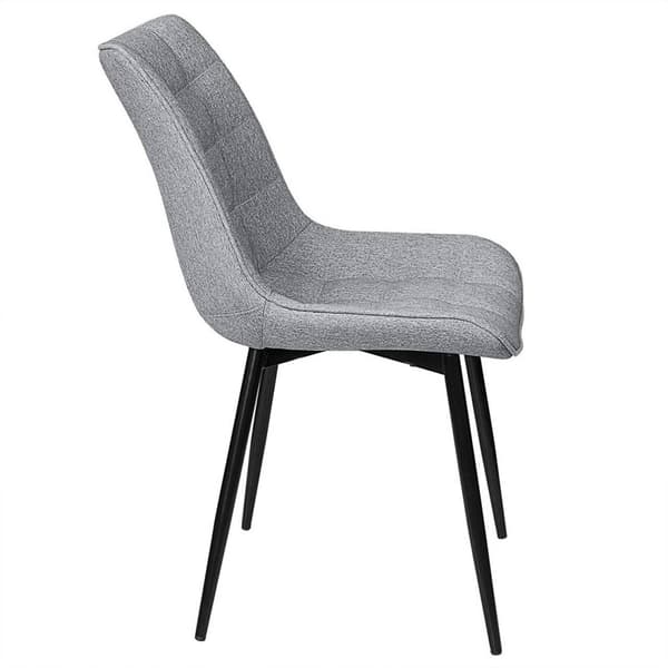 Rootz 4 ruokatuolin setti - Modernit keittiön tuolit - Tyylikkäät istuimet - Kestävä metallirunko - Ergonominen mukavuus - Lattian suojaus - 46 x 40,5