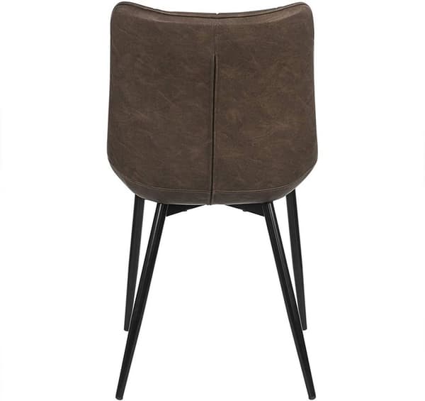 Rootz 4 ruokapöydän tuolin setti - Modernit keittiön tuolit - Tyylikkäät istuimet - Kestävää keinonahkaa - Ergonominen mukavuus - Lattian suojaus - 46