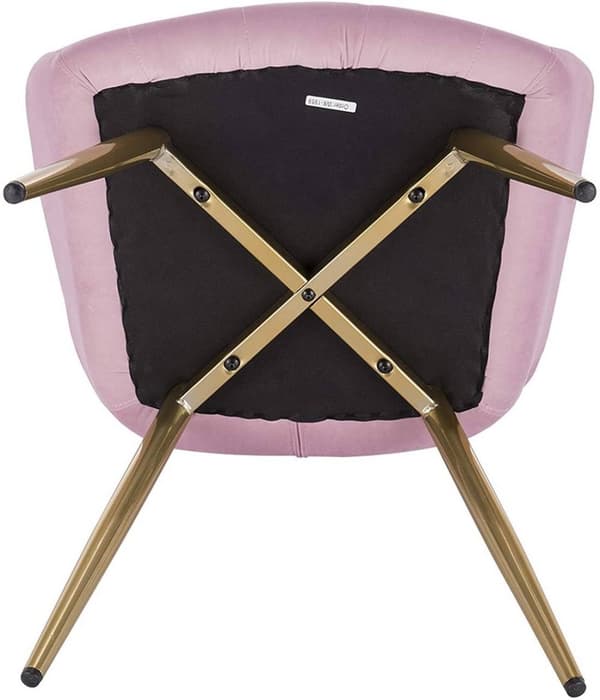 Rootz Velvet -ruokailutuolit - Kultaiset jalat - Tyylikkäät istuimet - Mukavat, kestävät, Lattiansuoja - 43 cm x 55 cm x 81 cm