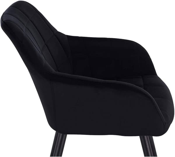 Rootz Velvet Matstolar - Eleganta sittplatser - Bekväma stolar - Plysch klädsel - Ergonomisk design - Slitstark metallram - 49cm x 43cm x 81cm