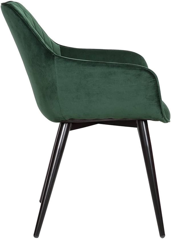 Rootz Velvet spisestuestolesæt - Ergonomisk stol - Stilfuld siddeplads - Komfortabel, holdbar, justerbar - 41 cm x 45 cm x 84 cm