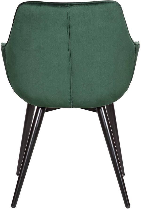 Rootz Velvet spisestuestolesæt - Ergonomisk stol - Stilfuld siddeplads - Komfortabel, holdbar, justerbar - 41 cm x 45 cm x 84 cm