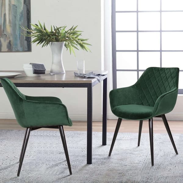 Rootz Velvet spisestuestolesæt - Ergonomisk stol - Stilfuld siddeplads - Komfortabel, holdbar, justerbar - 41 cm x 45 cm x 84 cm