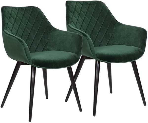 Rootz Velvet -ruokailutuolisarja - Ergonominen tuoli - Tyylikäs istuin - Mukava, kestävä, säädettävä - 41 cm x 45 cm x 84 cm