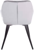 Miniatyrbild 5 av 10: Rootz Velvet Matstolar - Eleganta sittplatser - Bekväma stolar - Ergonomisk design - Hållbar konstruktion - Mångsidig stil - 49cm x 43cm x 81cm