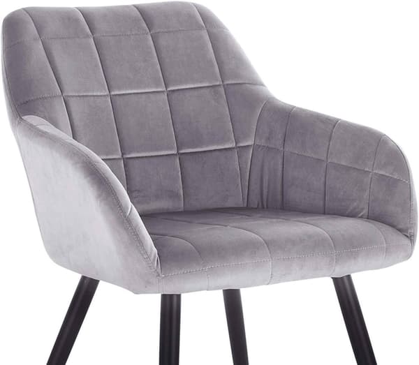 Rootz Velvet Matstolar - Eleganta sittplatser - Bekväma stolar - Ergonomisk design - Hållbar konstruktion - Mångsidig stil - 49cm x 43cm x 81cm