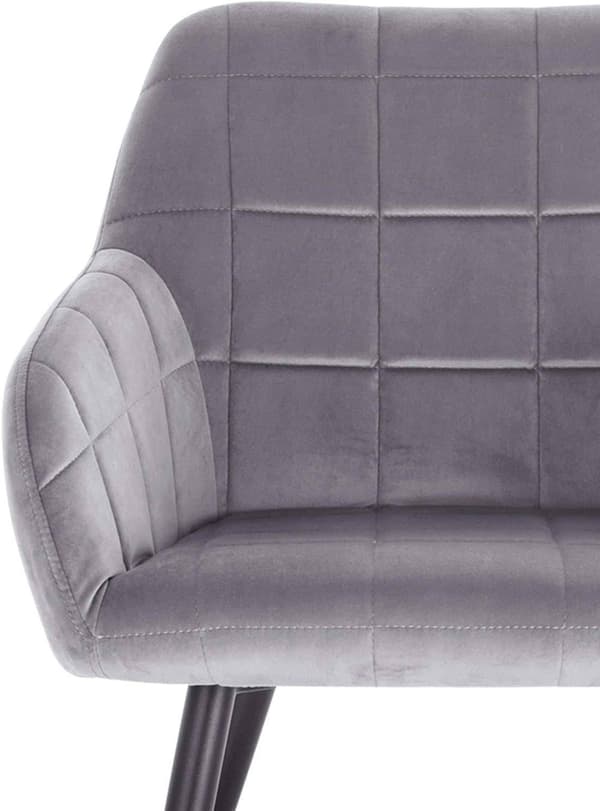 Rootz Velvet Matstolar - Eleganta sittplatser - Bekväma stolar - Ergonomisk design - Hållbar konstruktion - Mångsidig stil - 49cm x 43cm x 81cm
