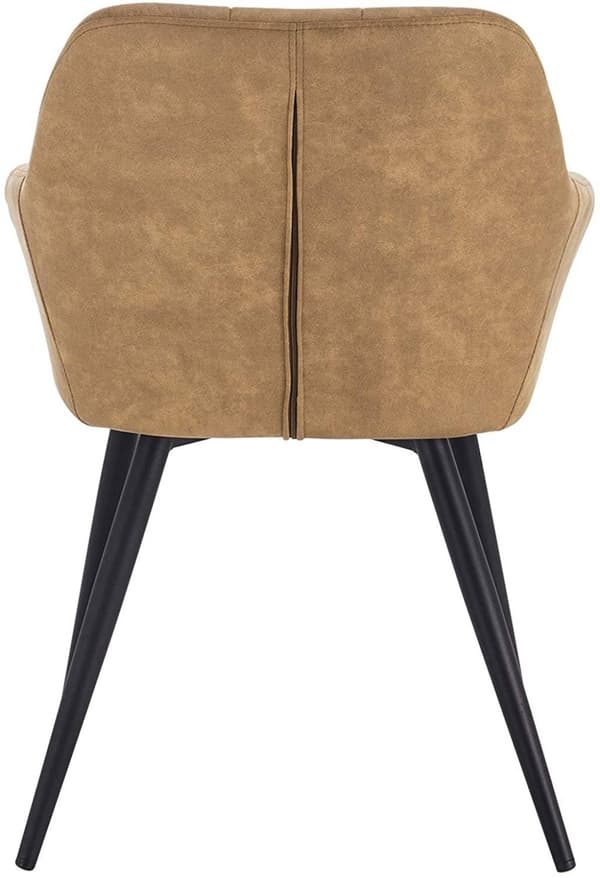 Rootz 4 ruokapöydän tuolin setti - Ergonominen istuin - Tyylikkäät keittiön tuolit - Mukavat, kestävät, monipuoliset - Kangas metallijaloilla - 81 cm