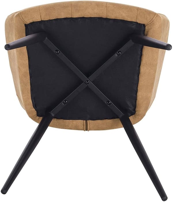 Rootz 4 ruokapöydän tuolin setti - Ergonominen istuin - Tyylikkäät keittiön tuolit - Mukavat, kestävät, monipuoliset - Kangas metallijaloilla - 81 cm