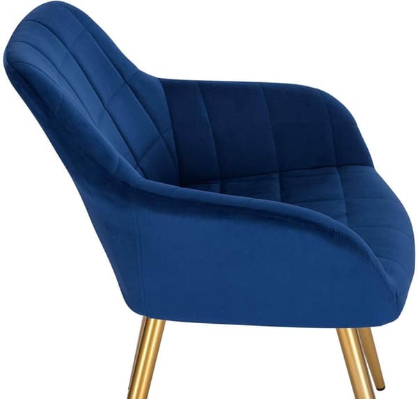 Rootz 4 Velvet-ruokailutuolin setti - Tyylikkäät tuolit - Mukavat istuimet - Ylellinen verhoilu - Kestävä rakenne - 43 cm x 55 cm x 81 cm