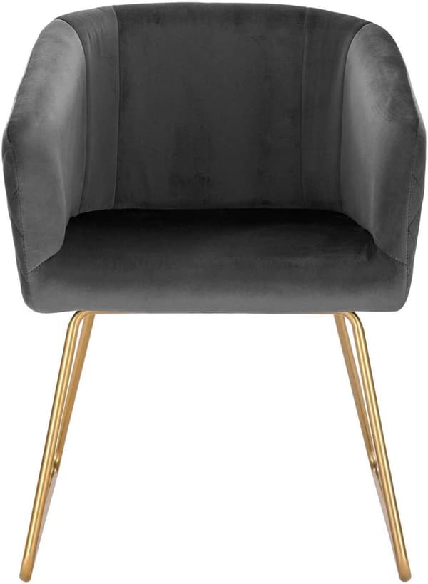 Rootz Velvet -ruokailutuoli - Tyylikäs tuoli - Mukavat istuimet - Ergonominen muotoilu, tyylikäs monipuolisuus, kestävä rakenne - 76,5 cm x 43 cm x 41
