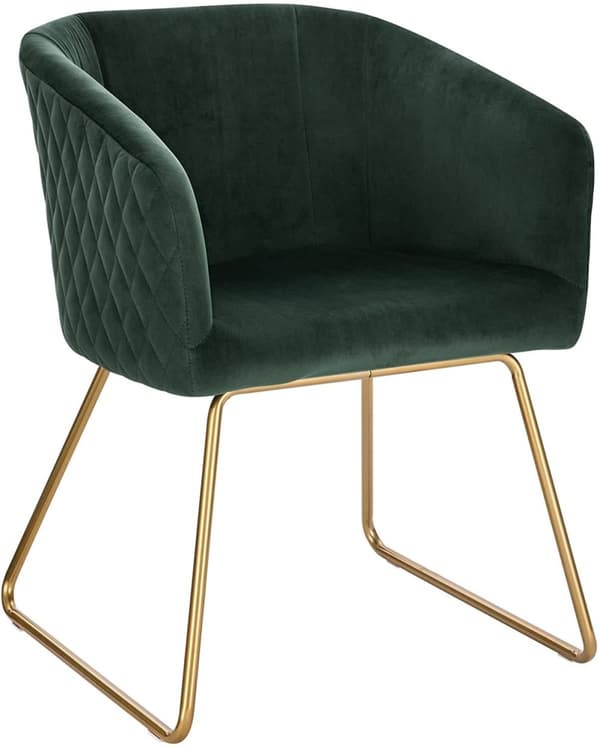 Rootz Velvet spisestuestol - Elegant stol - Komfortable siddepladser - Ergonomisk design - Stilfuldt og alsidigt - Holdbar konstruktion - 43 cm x 41 c