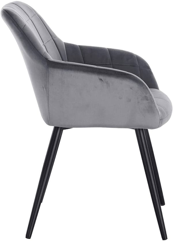 Rootz Velvet spisestuestole - Elegante siddepladser - Komfortable stole - Plys fløjl, Ergonomisk Design, Holdbar konstruktion - 49cm x 43cm x 81cm