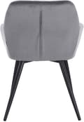 Miniatyrbillede 5 af 10: Rootz Velvet spisestuestole - Elegante siddepladser - Komfortable stole - Plys fløjl, Ergonomisk Design, Holdbar konstruktion - 49cm x 43cm x 81cm