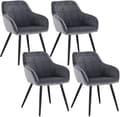 Miniatyrbillede 1 af 10: Rootz Velvet spisestuestole - Elegante siddepladser - Komfortable stole - Plys fløjl, Ergonomisk Design, Holdbar konstruktion - 49cm x 43cm x 81cm