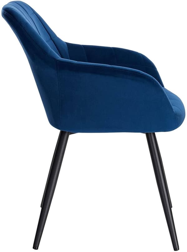Rootz Velvet spisestuestole - Komfortable siddepladser - Stilfulde stole - Ergonomisk design - Holdbar konstruktion - Alsidig brug - 49cm x 43cm x 81c
