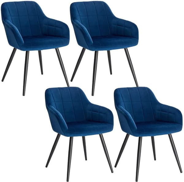 Rootz Velvet spisestuestole - Komfortable siddepladser - Stilfulde stole - Ergonomisk design - Holdbar konstruktion - Alsidig brug - 49cm x 43cm x 81c