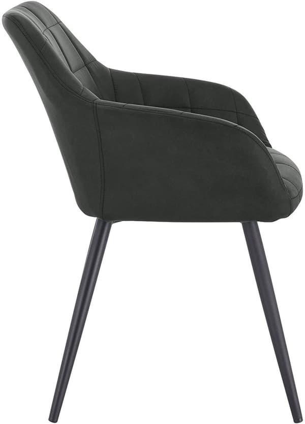 Rootz sæt med 4 spisestuestole - Komfortable siddepladser - Stilfulde møbler - Ergonomisk design - Holdbart metalstel - Skridsikre fødder - 81 cm x 49