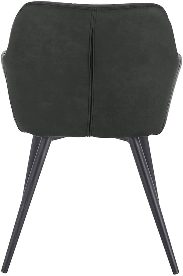 Rootz sæt med 4 spisestuestole - Komfortable siddepladser - Stilfulde møbler - Ergonomisk design - Holdbart metalstel - Skridsikre fødder - 81 cm x 49