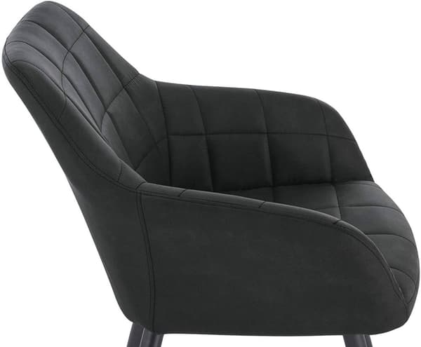 Rootz sæt med 4 spisestuestole - Komfortable siddepladser - Stilfulde møbler - Ergonomisk design - Holdbart metalstel - Skridsikre fødder - 81 cm x 49