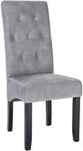 Miniatyrbillede 4 af 7: Rootz Velvet spisestuestole - Elegante stole - Stilfulde siddepladser - Ergonomisk design - Luksuriøst fløjl - Holdbar træramme - 47cm x 42cm x 107cm