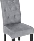 Miniatyrbillede 7 af 7: Rootz Velvet spisestuestole - Elegante stole - Stilfulde siddepladser - Ergonomisk design - Luksuriøst fløjl - Holdbar træramme - 47cm x 42cm x 107cm