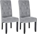 Miniatyrbillede 1 af 7: Rootz Velvet spisestuestole - Elegante stole - Stilfulde siddepladser - Ergonomisk design - Luksuriøst fløjl - Holdbar træramme - 47cm x 42cm x 107cm