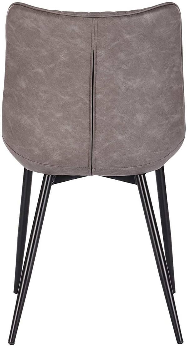 Rootz 4 ruokapöydän tuolin setti - Keittiötuolit - Modernit istuimet - Kestävä metallirunko - Ergonominen mukavuus - Helppo kokoaminen - 46 x 40,5 cm