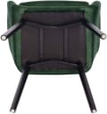 Miniatyrbillede 7 af 7: Rootz sæt med 2 spisestuestole - Fløjlsstole - Komfortable siddepladser - Nem montering - Holdbart design - 81 cm x 40 cm x 47 cm