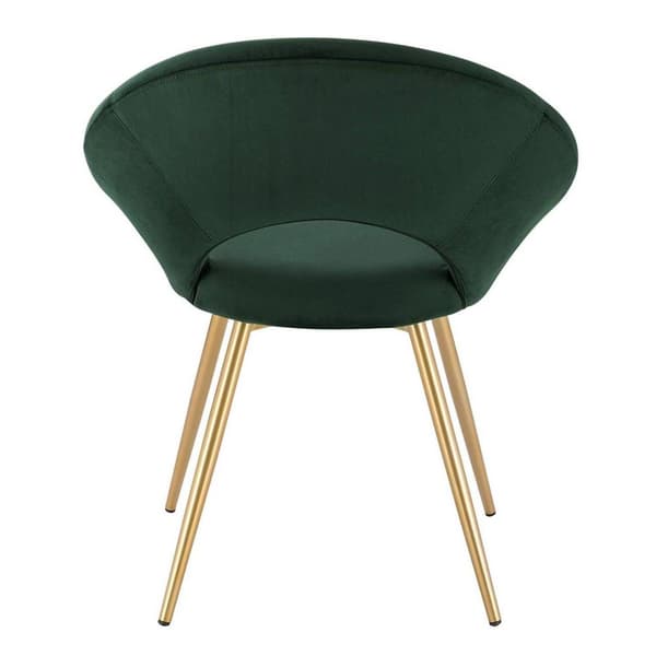 Rootz Velvet -ruokailutuoli - Tyylikäs tuoli - Mukavat istuimet - Ergonominen muotoilu, tyylikäs ja monipuolinen, kestävä ja vakaa - Kultapäällysteise