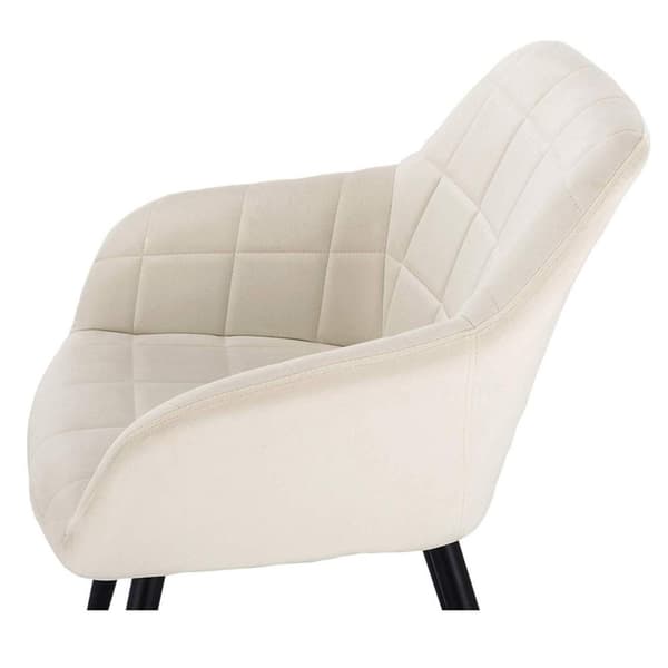 Rootz Velvet -ruokailutuoli - Mukava tuoli - Tyylikäs istuin - Ergonominen muotoilu - Kestävä rakenne - Lattian suojaus - 49 cm x 43 cm x 81 cm