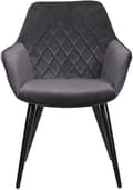 Miniatyrbillede 4 af 7: Rootz Velvet spisestuestol - Ergonomisk stol - Stilfuld siddeplads - Komfortabel, holdbar, nem at samle - 41 cm x 45 cm x 84 cm