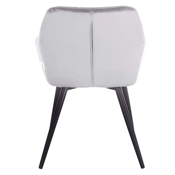 Rootz Velvet Dining Chair - Bekväma sittplatser - Snygg fåtölj - Ergonomisk design - Hållbar och enkelt underhåll - Anti-Slip - 49cm x 43cm x 81cm