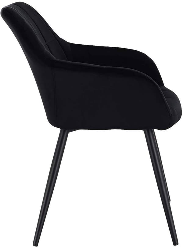 Rootz Velvet -ruokailutuoli - Comfort-tuoli - Tyylikäs istuin - Ergonominen muotoilu - Kestävä rakenne - Helppo koota - 49 cm x 43 cm x 81 cm