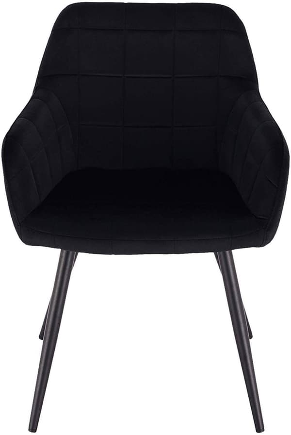 Rootz Velvet -ruokailutuoli - Comfort-tuoli - Tyylikäs istuin - Ergonominen muotoilu - Kestävä rakenne - Helppo koota - 49 cm x 43 cm x 81 cm