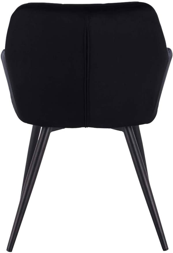 Rootz Velvet -ruokailutuoli - Comfort-tuoli - Tyylikäs istuin - Ergonominen muotoilu - Kestävä rakenne - Helppo koota - 49 cm x 43 cm x 81 cm